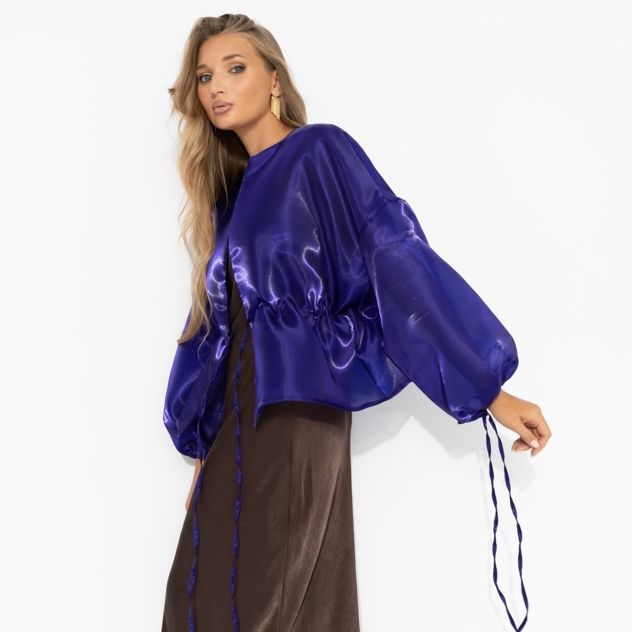 Жакет Вершина восхищения (синий). Состав: 100% полиэстер