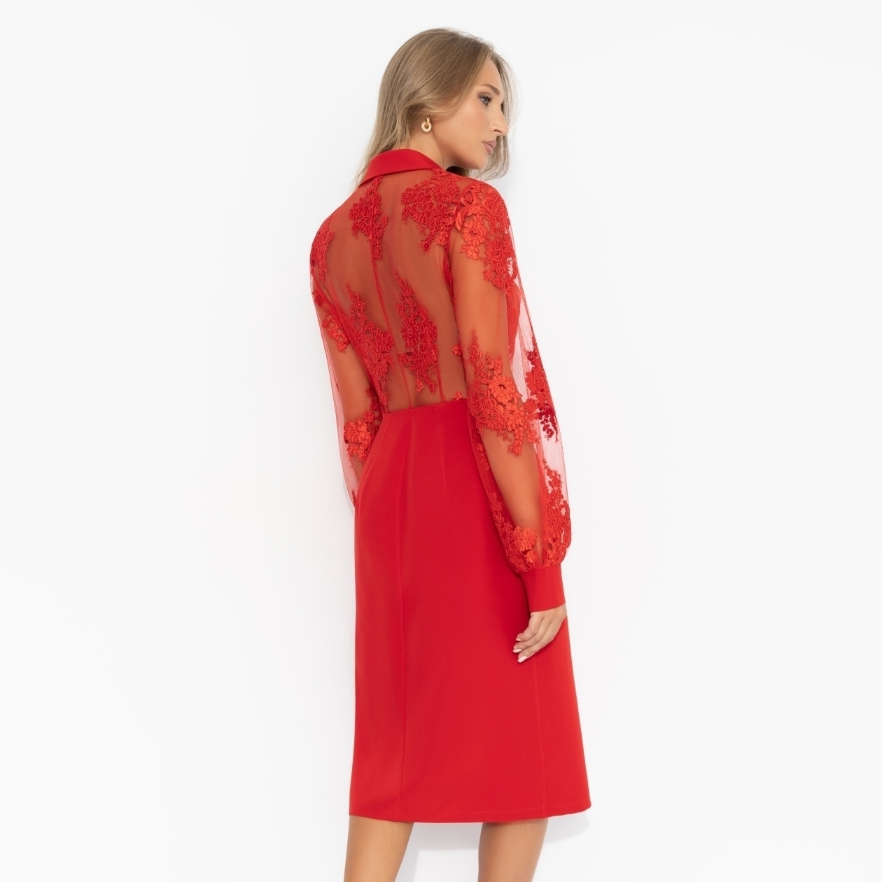 Платье Мечта миллионера (цвет страсти). Состав: 95% полиэстер, 5% эластан