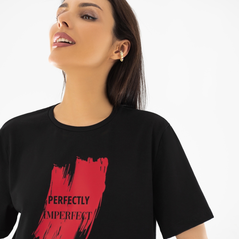 Футболка Следи за движением (star). Состав: 95% хлопок, 5% эластан