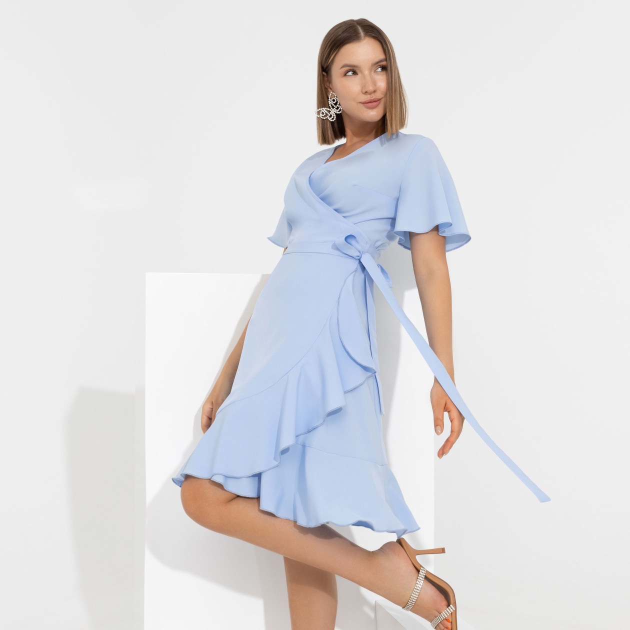 Платье Будни прекрасного (элегант). Состав: 65% п/э, 30% вискоза, 5% эластан