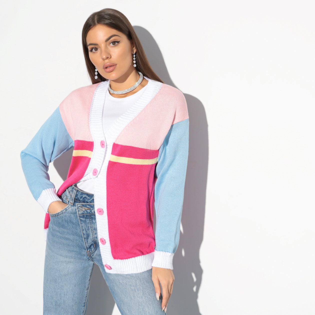 Залипательный look (Barbie). Состав: 50% хлопок, 50% акрил