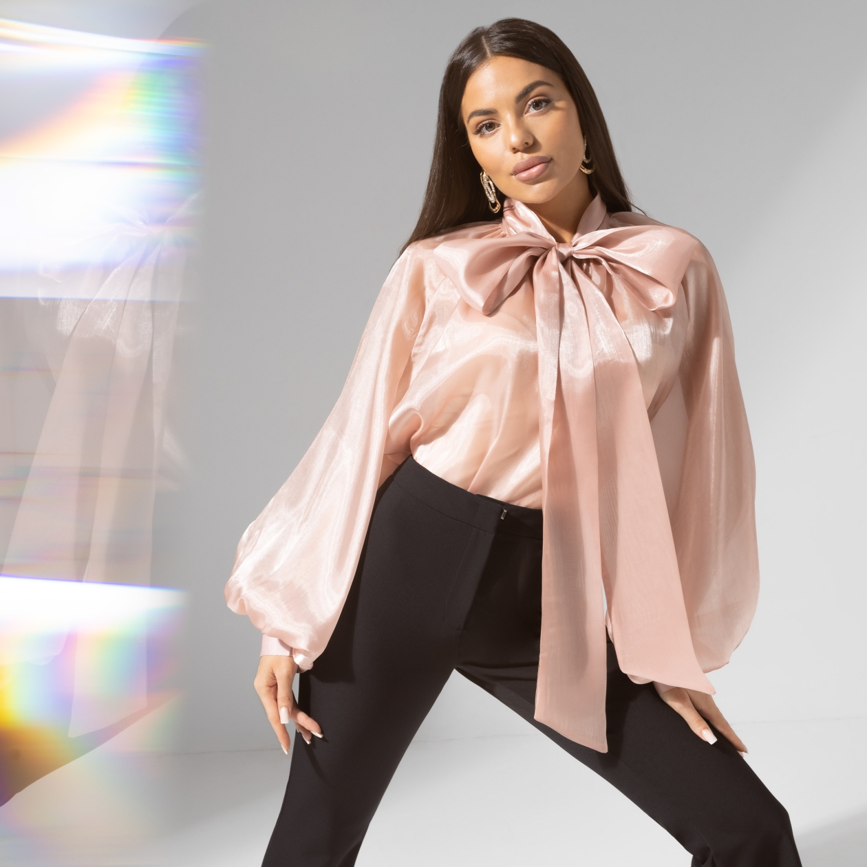 Блуза Привлекаю удачу. Состав: 100% полиэстер