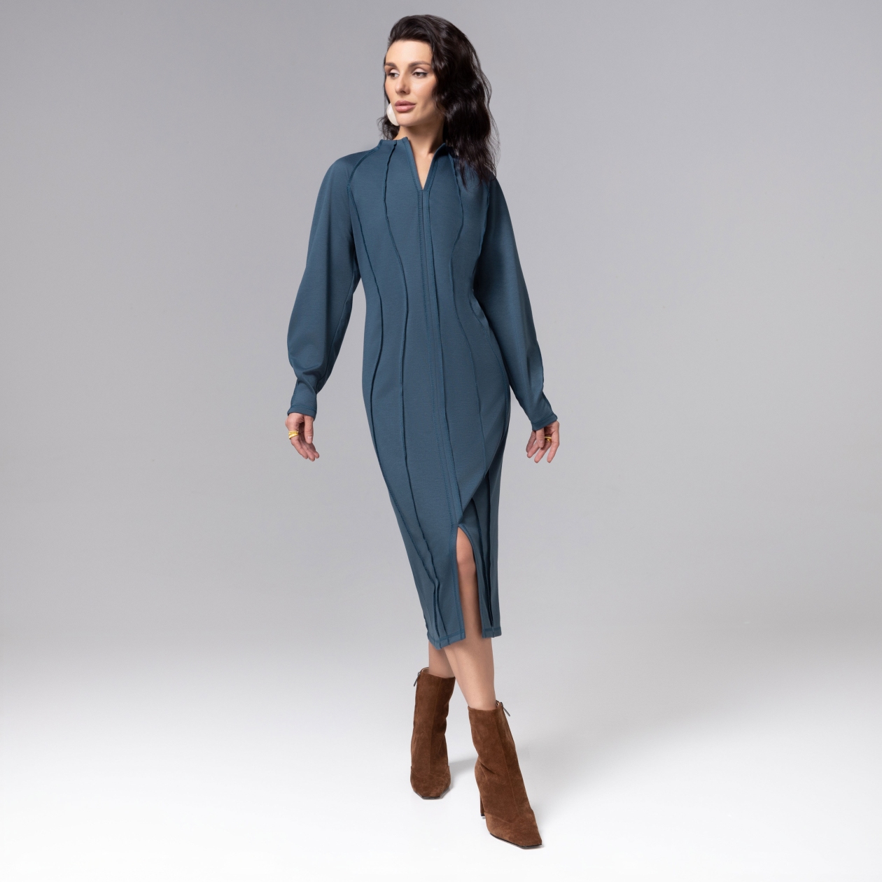 Платье-футляр Больше, чем просто платье. Состав: 65% п/э, 30% вискоза, 5% спандекс