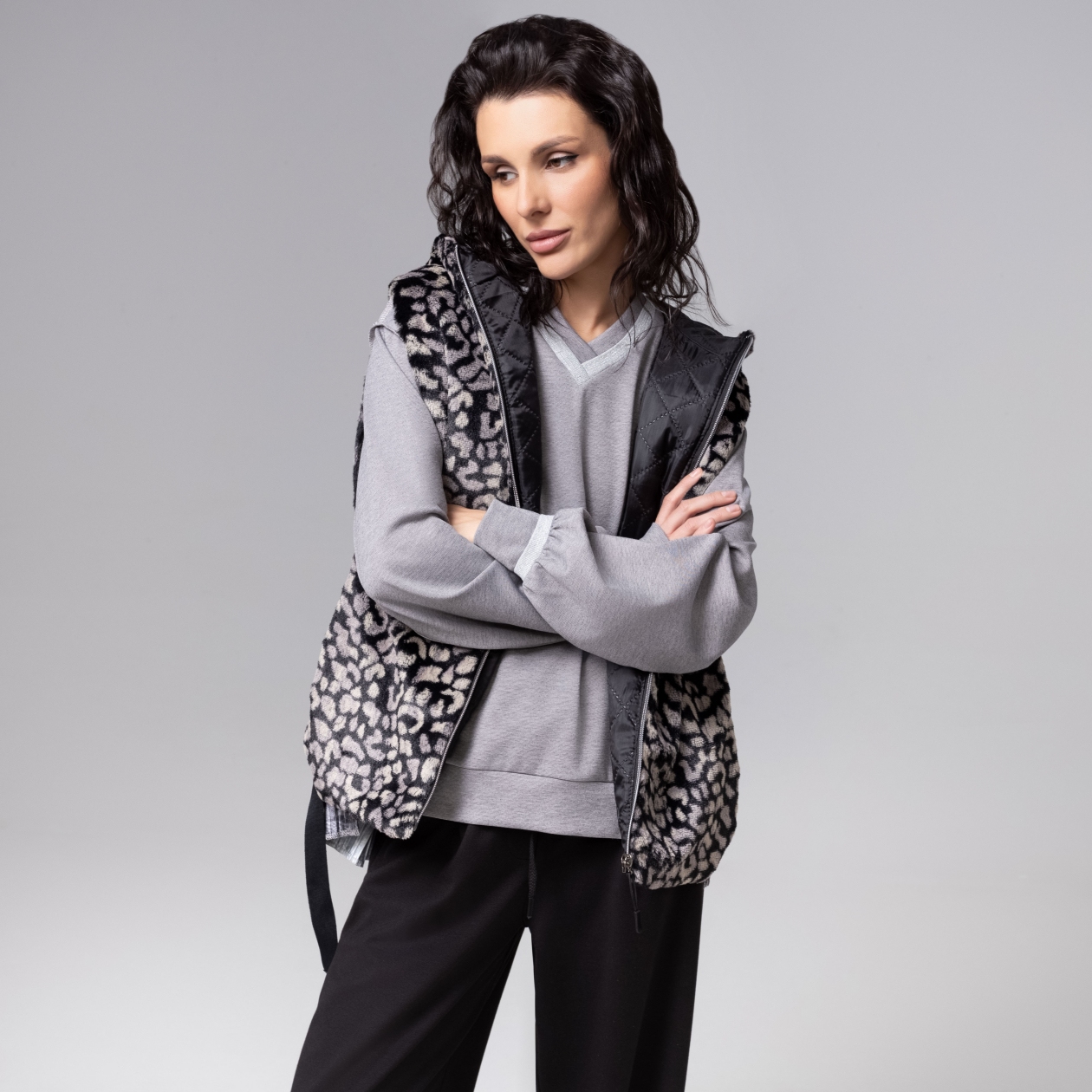 Будь в центре (леопард). Состав: 100% п/э