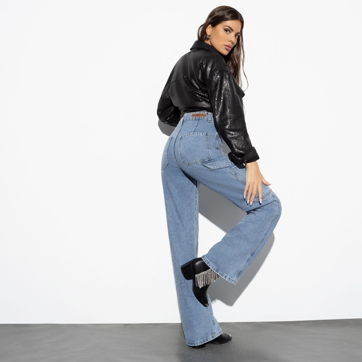 Ankona (middle blue). Состав: 100% хлопок