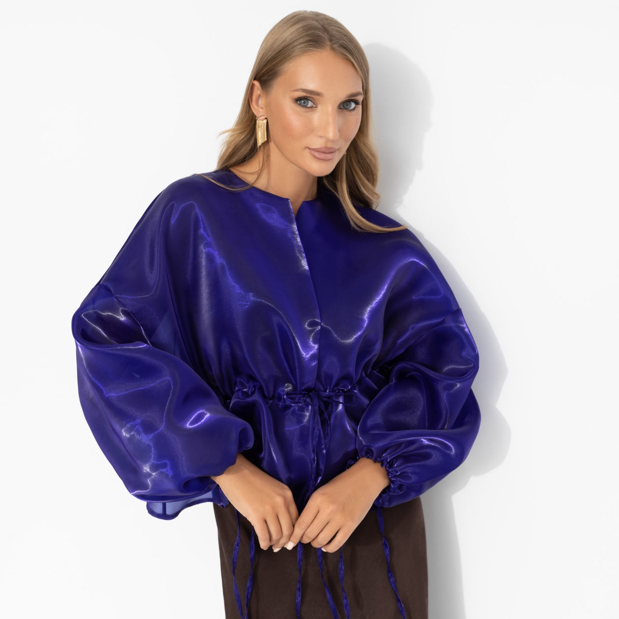 Жакет Вершина восхищения (синий). Состав: 100% полиэстер