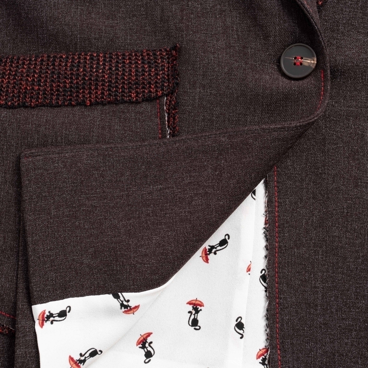 Жакет Стильно независима (фэшн). Состав: 65% п/э, 30% вискоза, 5% спандекс