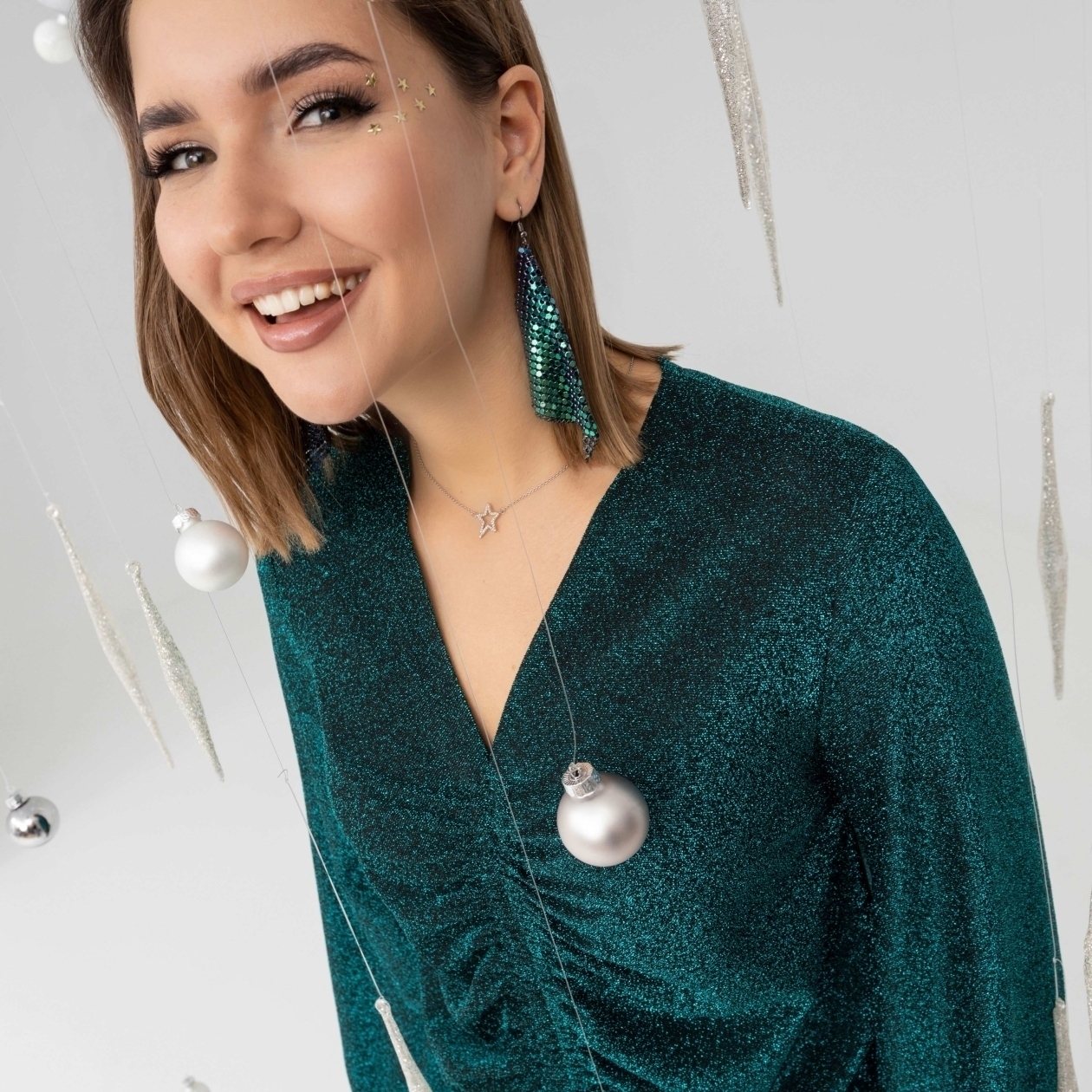 Блуза Прогулка под звездопадом (фея). Состав: 95% п/э, 5% эластан