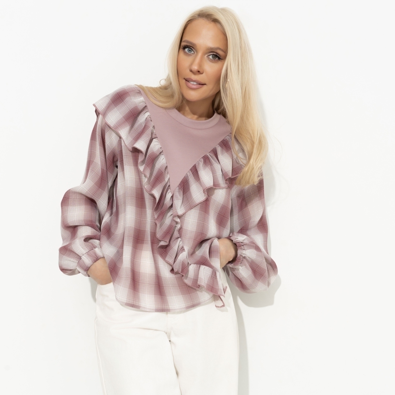 Блуза Не перестаю удивляться. Состав: 88% п/э, 10% вискоза, 2% спандекс