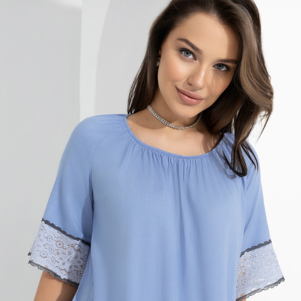 Блуза Путешествие в Прованс (spring day). Состав: 95% вискоза, 5% спандекс