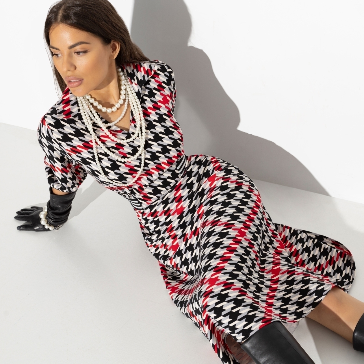 Платье Увлечься вмиг (new). Состав: 95% п/а, 5% спандекс