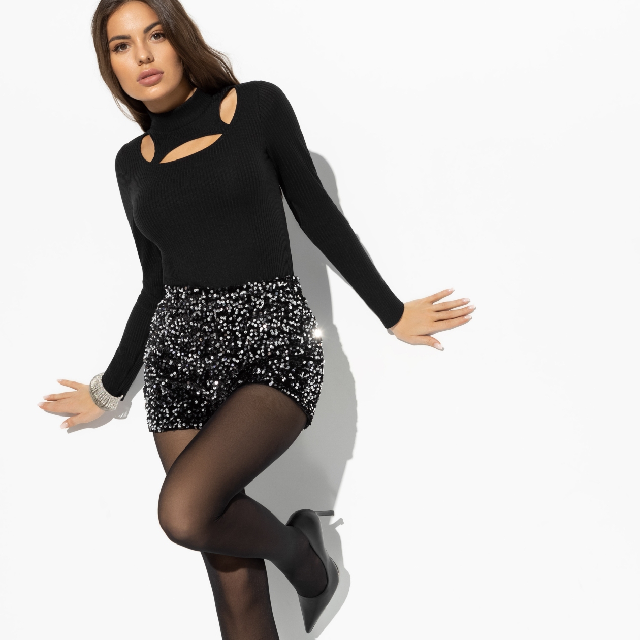 Водолазка Сокровенно страстная. Состав: 65% п/э, 30% вискоза, 5% спандекс