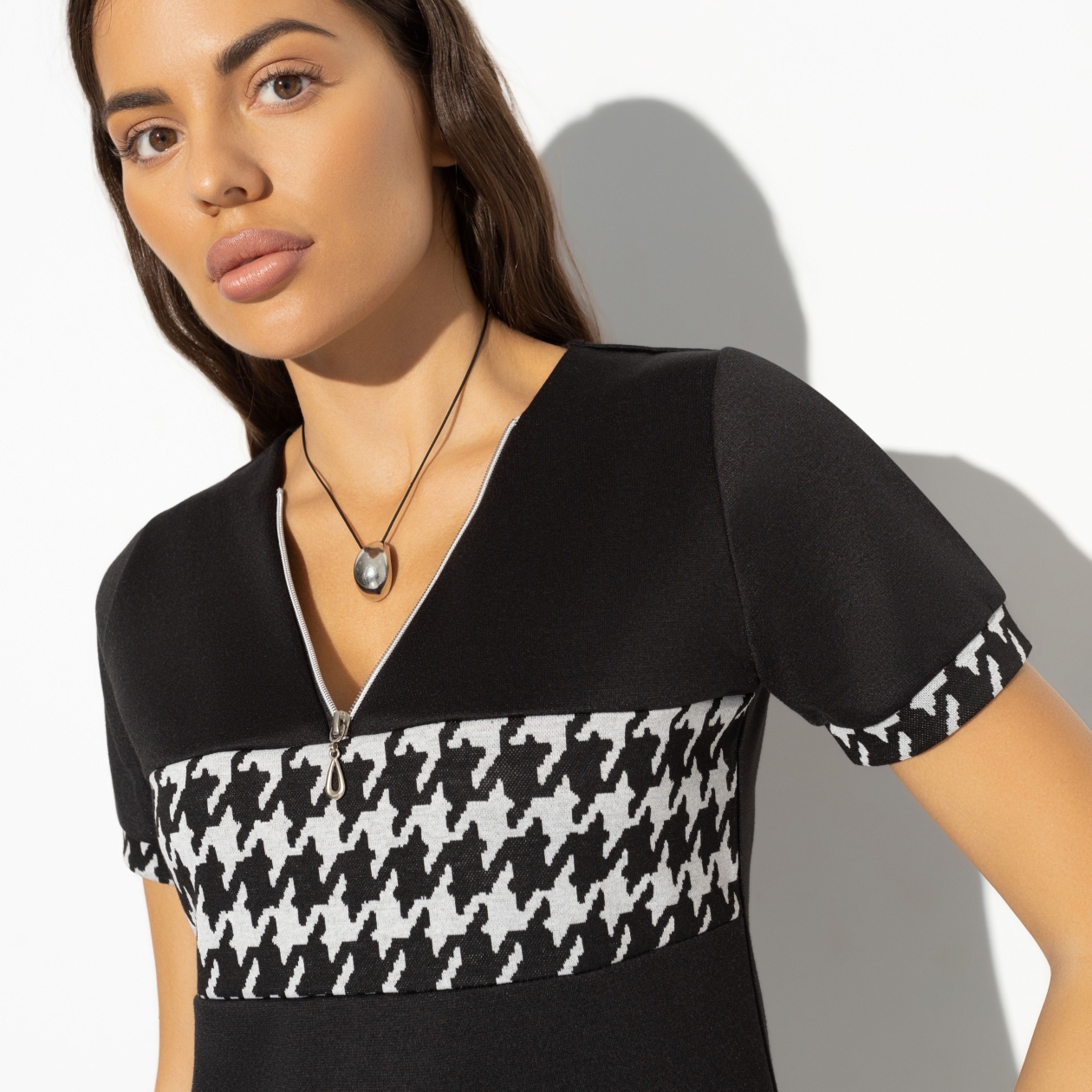 Блуза Принцесса сердца (novelty). Состав: 65% п/э, 30% вискоза, 5% стрейч