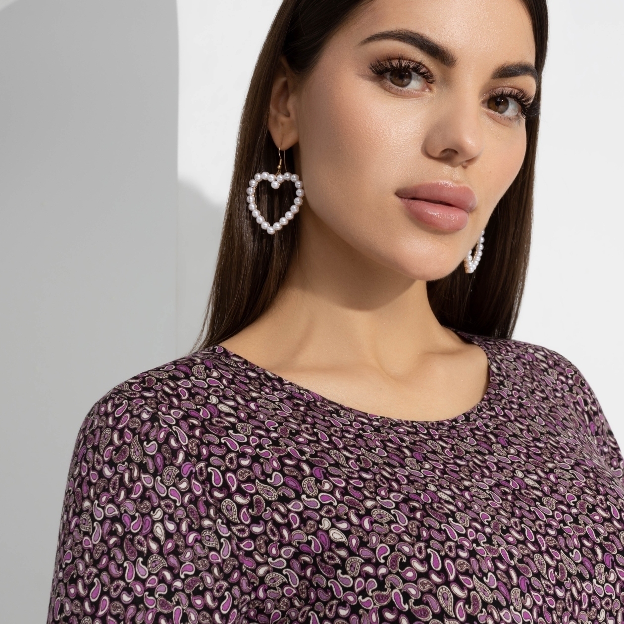 Платье Стильный офис (violet). Состав: 65% хлопок, 35% спандекс