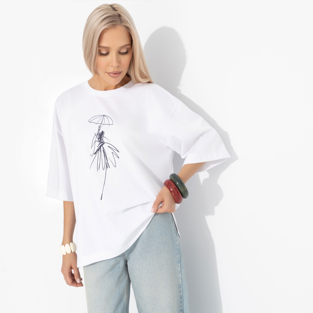 Футболка Мода-мания (фьюжн). Состав: 65% п/э, 30% вискоза, 5% стрейч