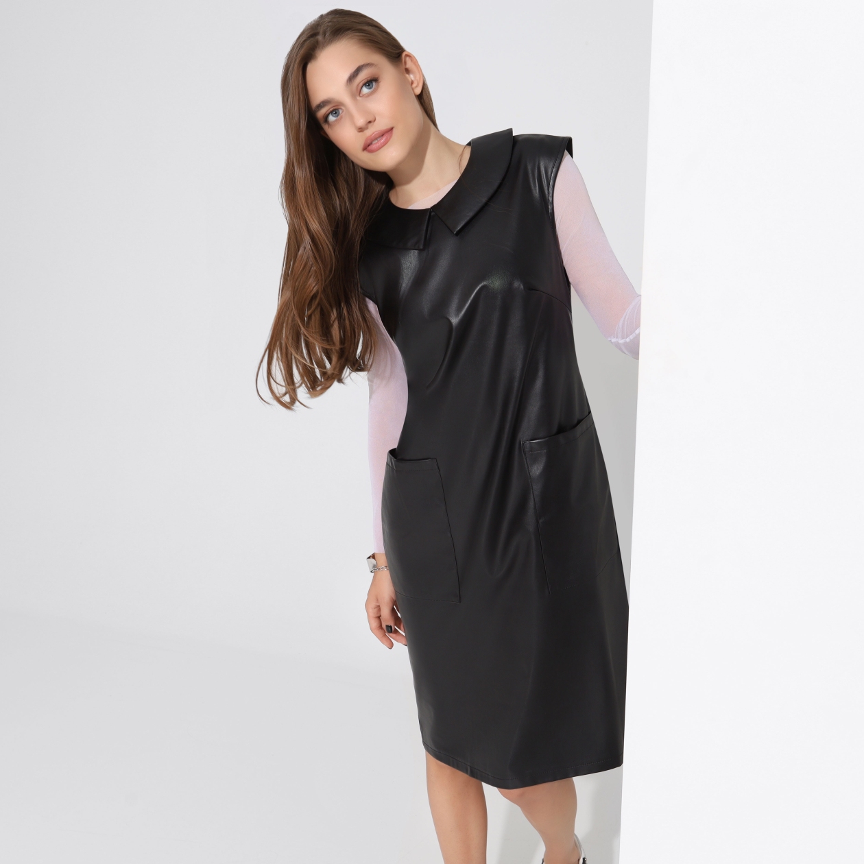 Сарафан Играю с огнем. Состав: 55% п/у волокно, 45% полиэстер