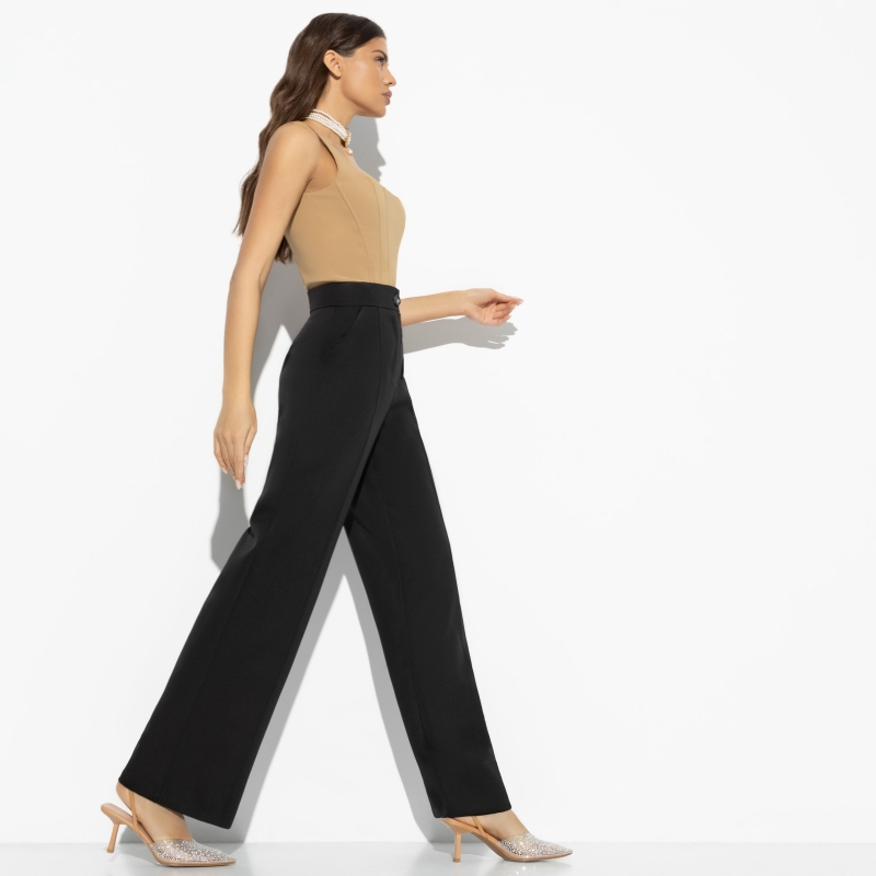 Брюки Модный захват (найт). Состав: 60% п/э, 37% вискоза, 3% спандекс