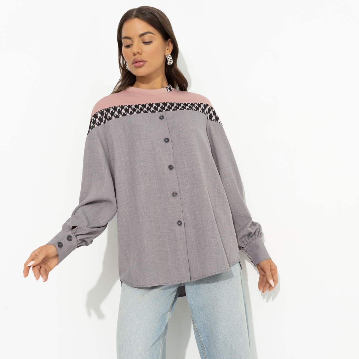 Всплеск эмоций (gray). Состав: 70% полиэстер, 25% вискоза, 5% спандекс