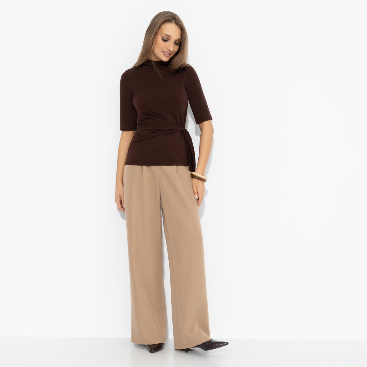 Блуза Минимализм с намёком. Состав: 95% полиэстер, 5% эластан