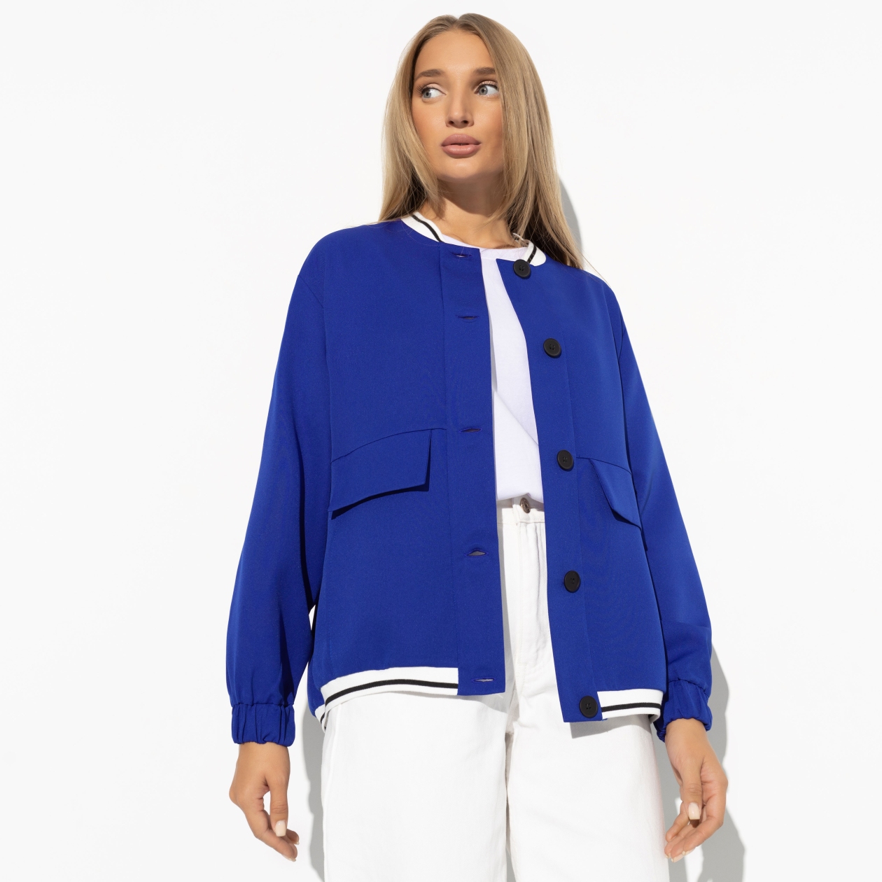 Бомбер Бунтарка (fantastic). Состав: 67% полиэстер, 30% вискоза, 3% спандекс