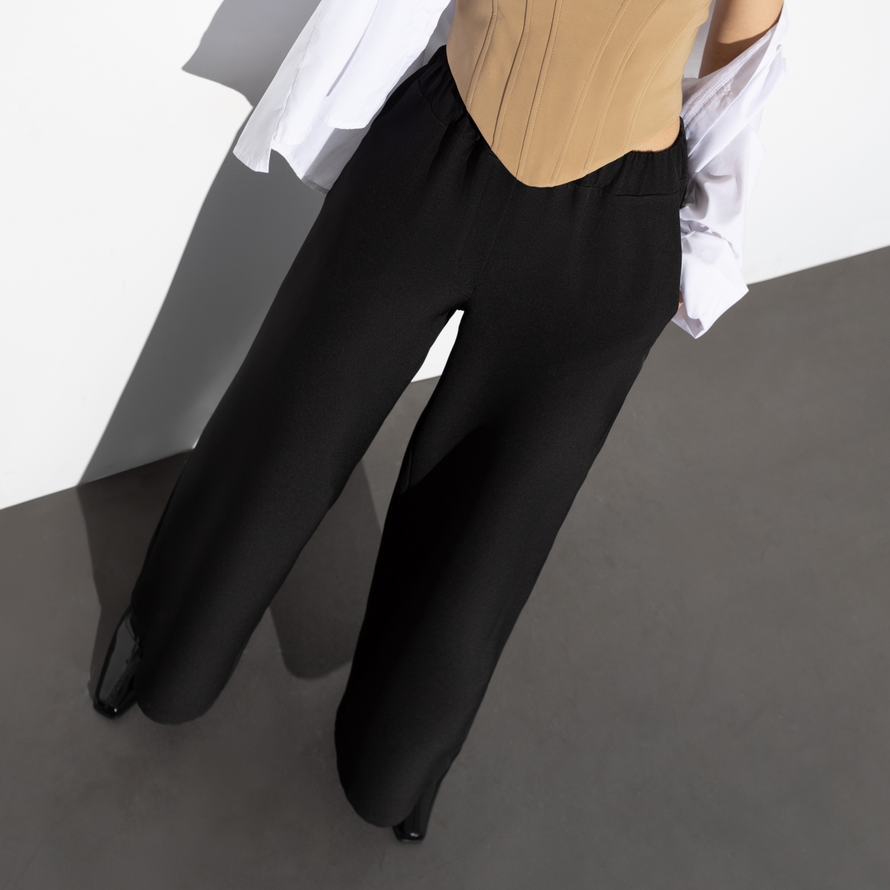 Брюки На вершине стиля (фэшн). Состав: 95% п/э, 5% эластан