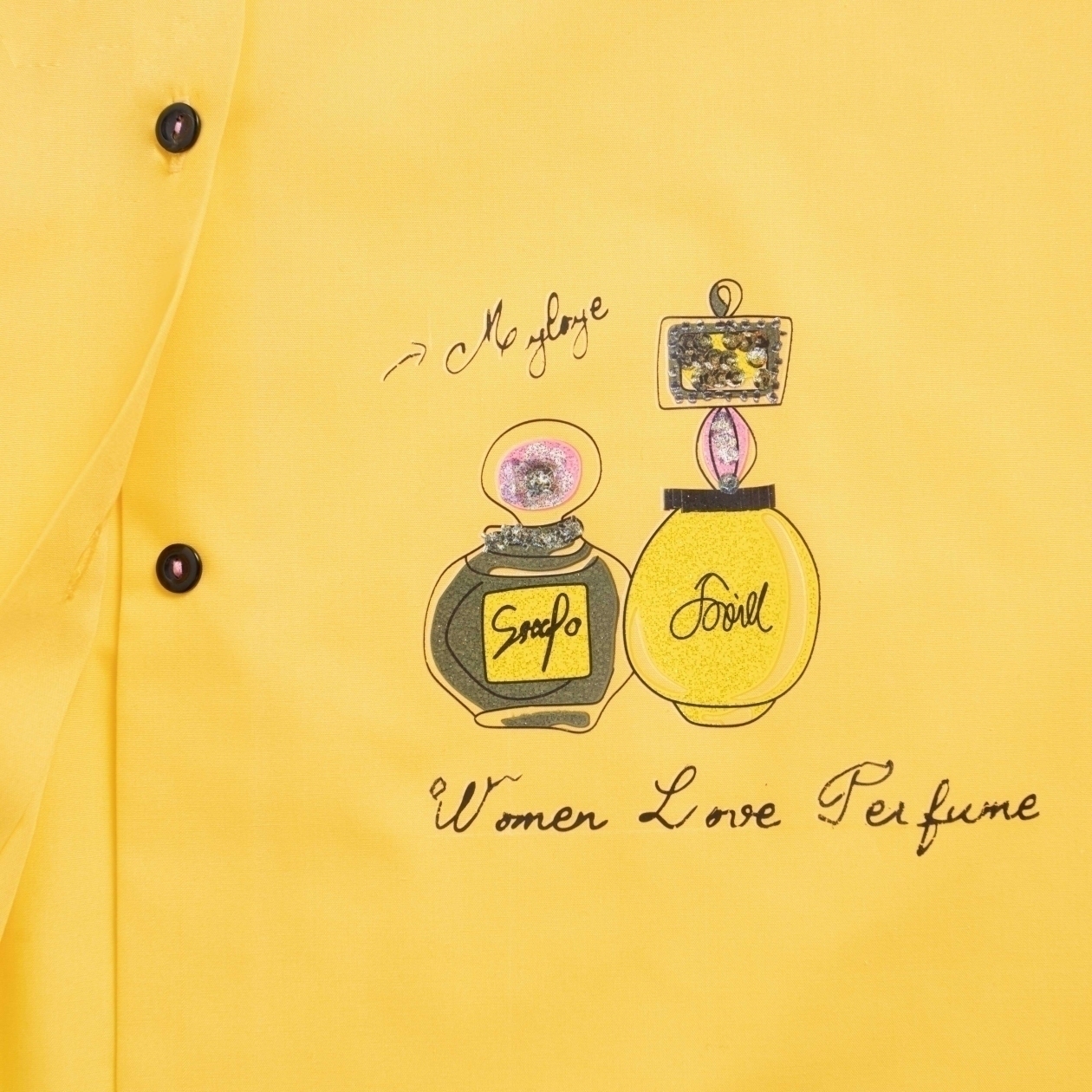 Моя философия – шик (жёлтая). Состав: 50% хлопок, 50% полиэстер