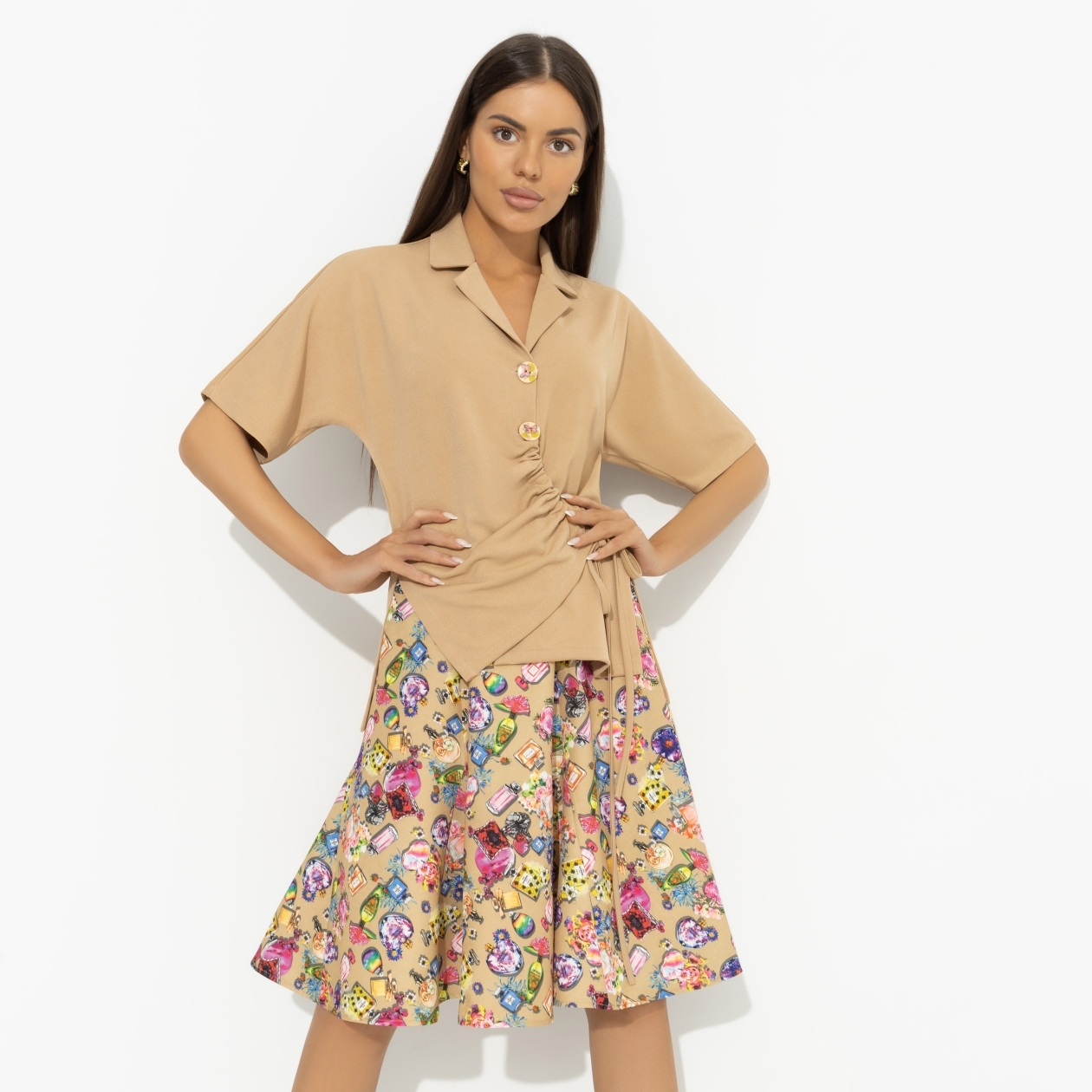 Комплект с юбкой Великая коллекция. Состав: 95% полиэстер, 5% спандекс