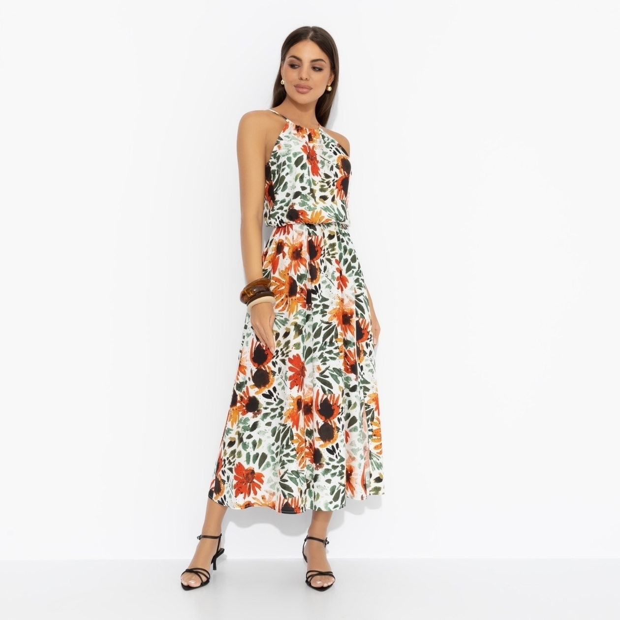 Сарафан Внезапное свидание (яркая). Состав: 100% вискоза