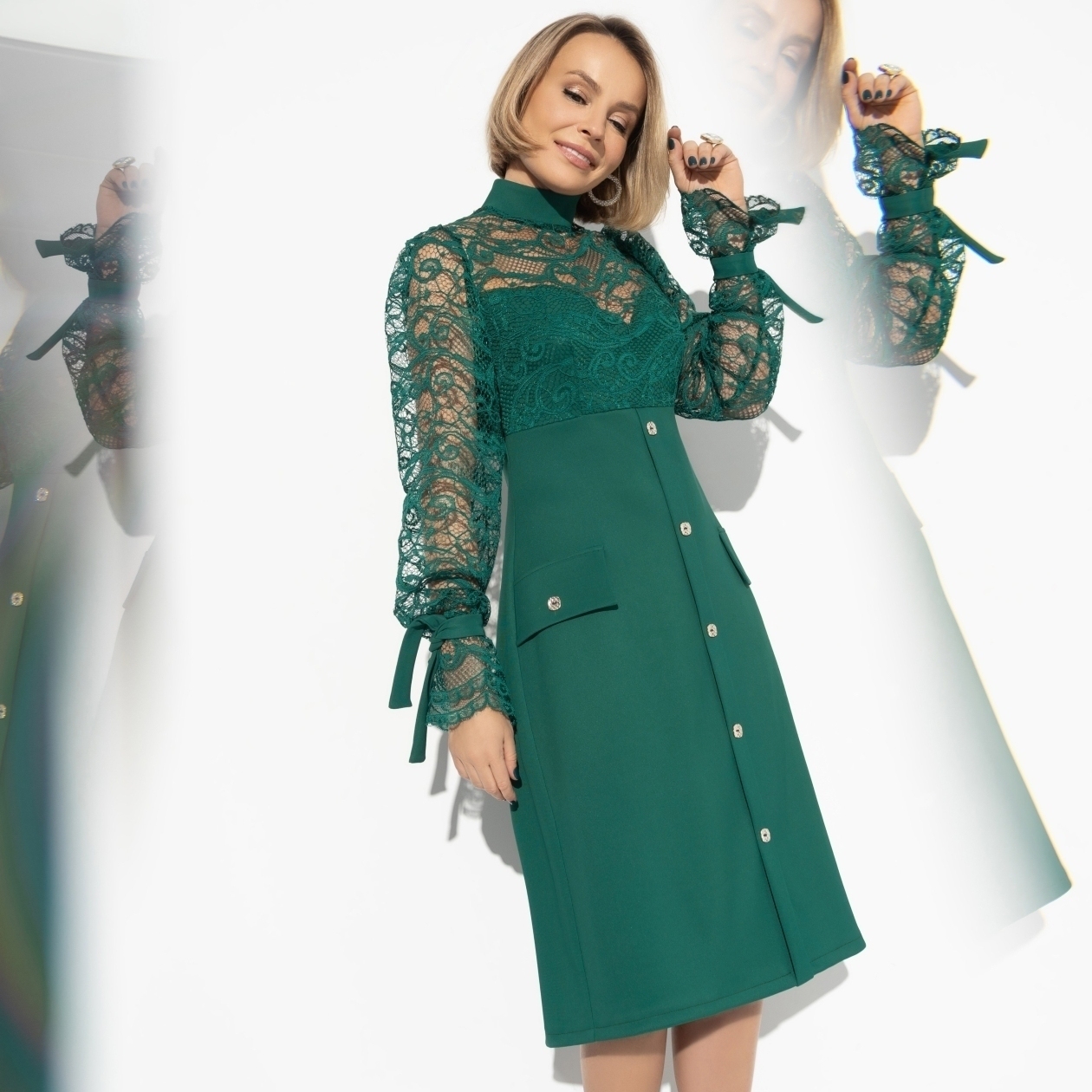 Платье-футляр Воплощение женственности (beauty). Состав: 95% полиэстер, 5% спандекс