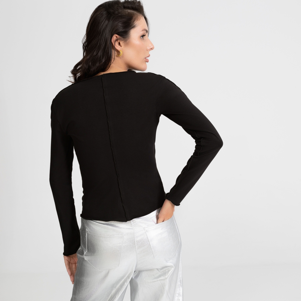 Лонгслив Громкий тренд (fashion). Состав: 95% хлопок, 5% лайкра