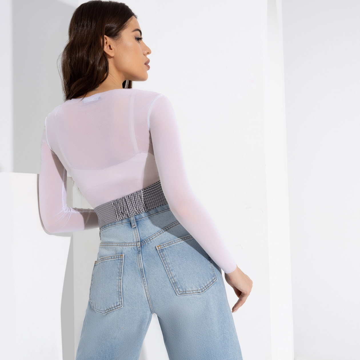 Фэшн-элемент (стайл). Состав: 65% п/э, 30% вискоза, 5% спандекс