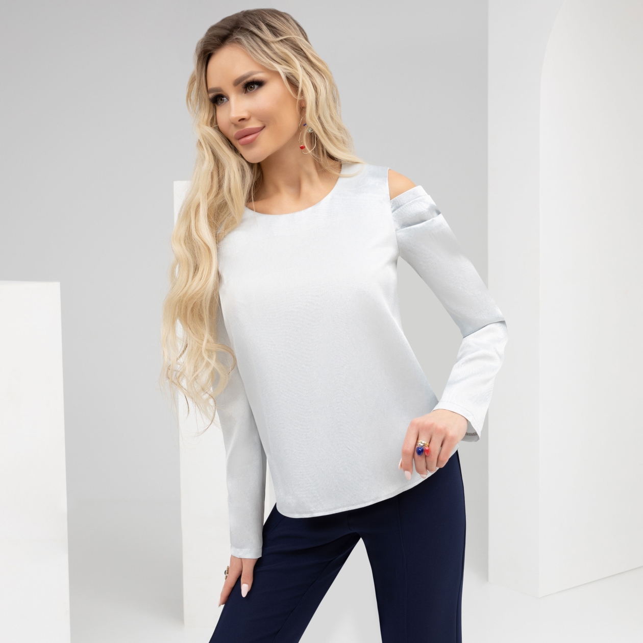 Блуза Фантазийная реальность. Состав: 100% полиэстер