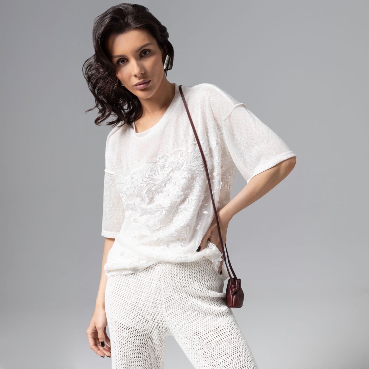 Футболка Буду тебе сниться (айвори). Состав: 65% п/э, 30% вискоза, 5% спандекс