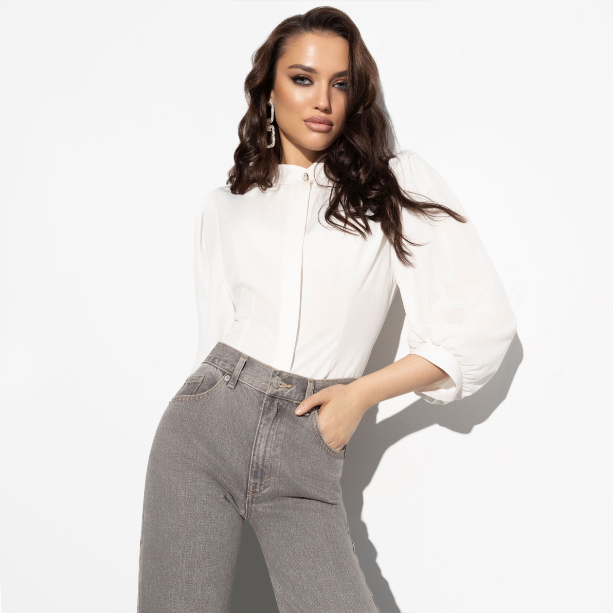 Блуза Обаяние леди (престиж). Состав: 95% полиэстер, 5% эластан