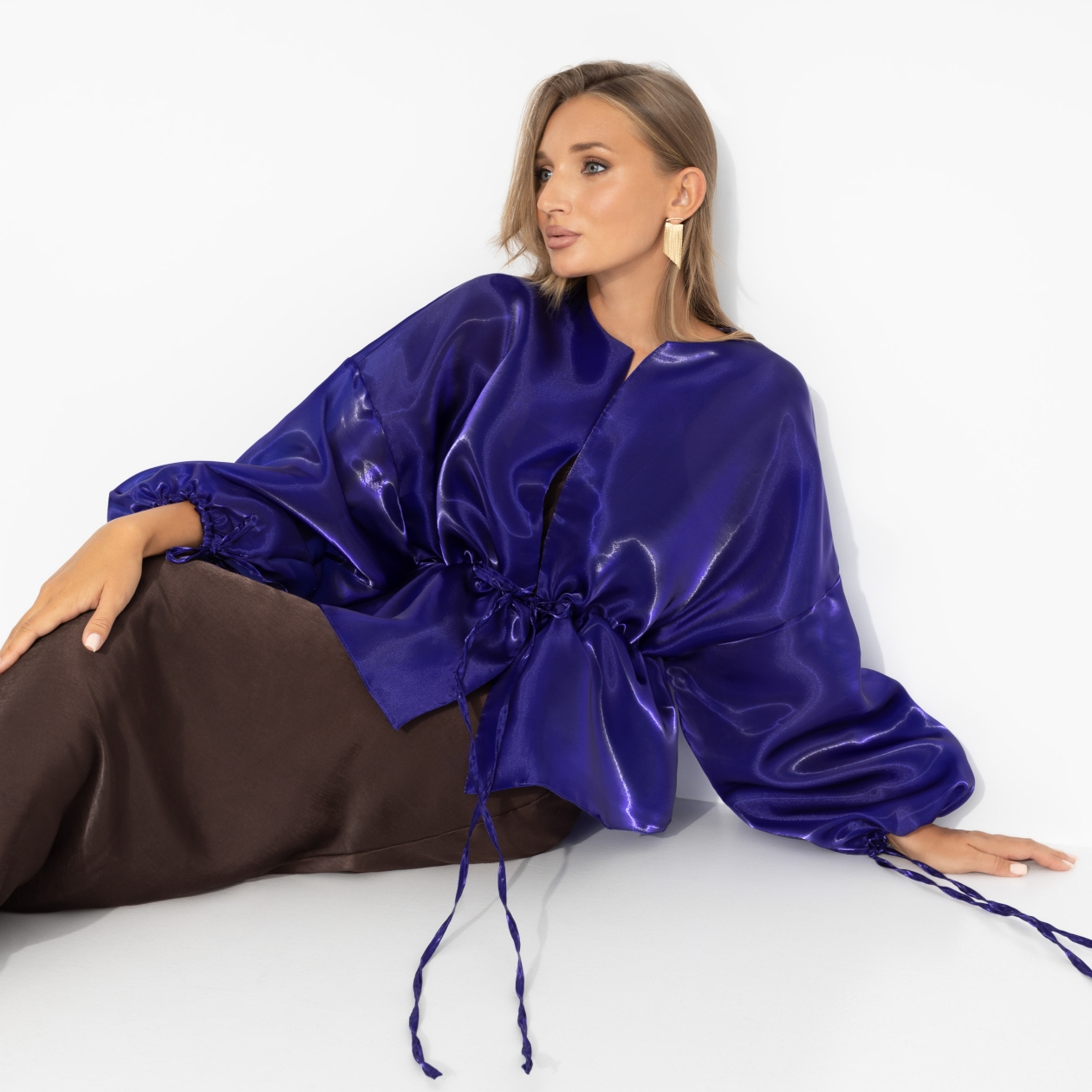 Жакет Вершина восхищения (синий). Состав: 100% полиэстер