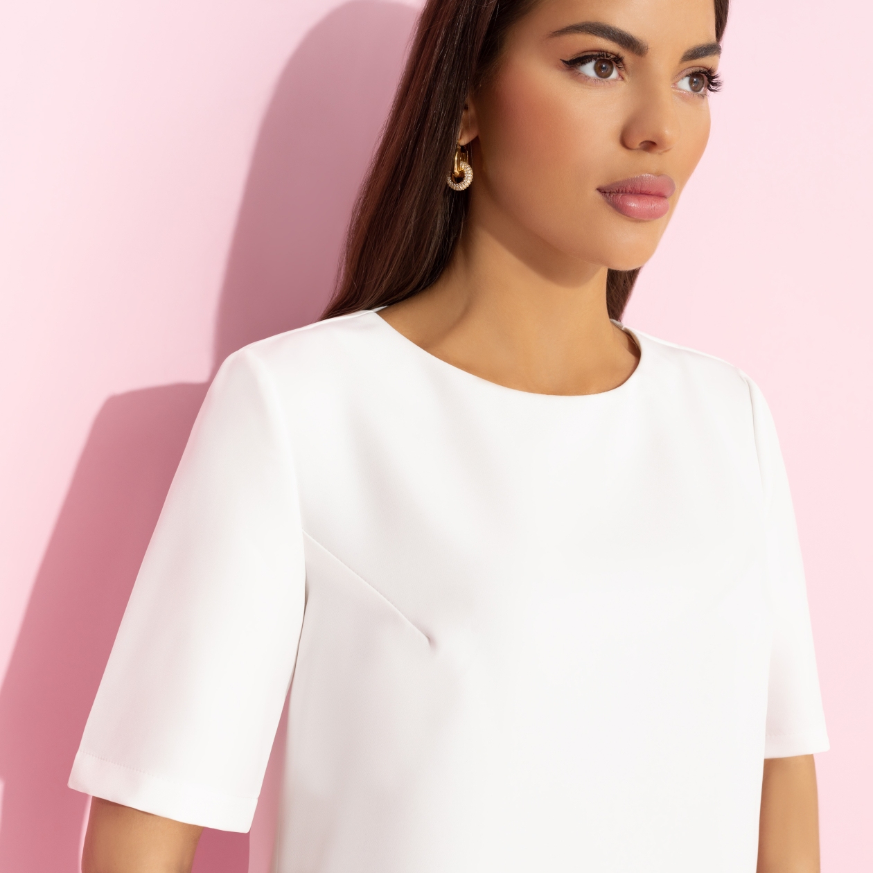 Платье Виртуальные будни (white). Состав: 60% полиэстер, 37% вискоза, 3% спандекс