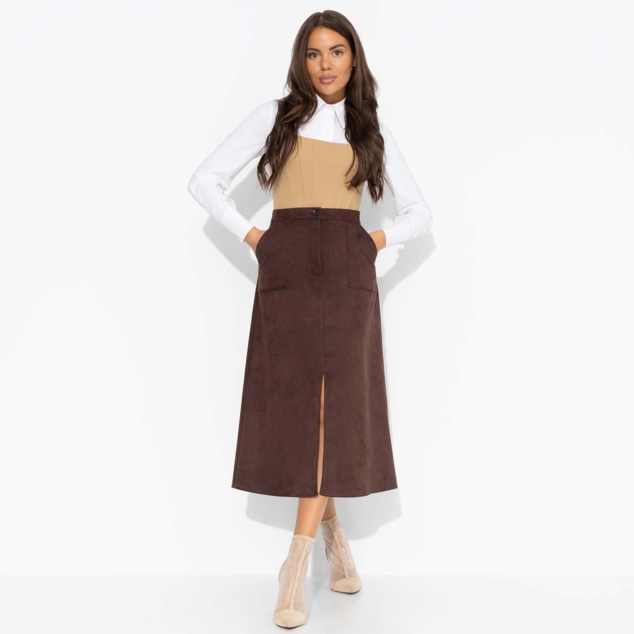 Откровенно шикарная (шоколадный мусс). Купить женский Юбка оптом от производителя.