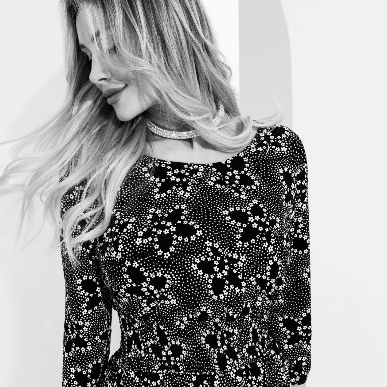 Платье Стильный офис (fantasy). Состав: 65% хлопок, 35% спандекс