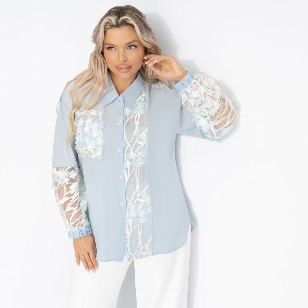 Смелое решение (new fiower). Состав: 95% п/э, 5% спандекс