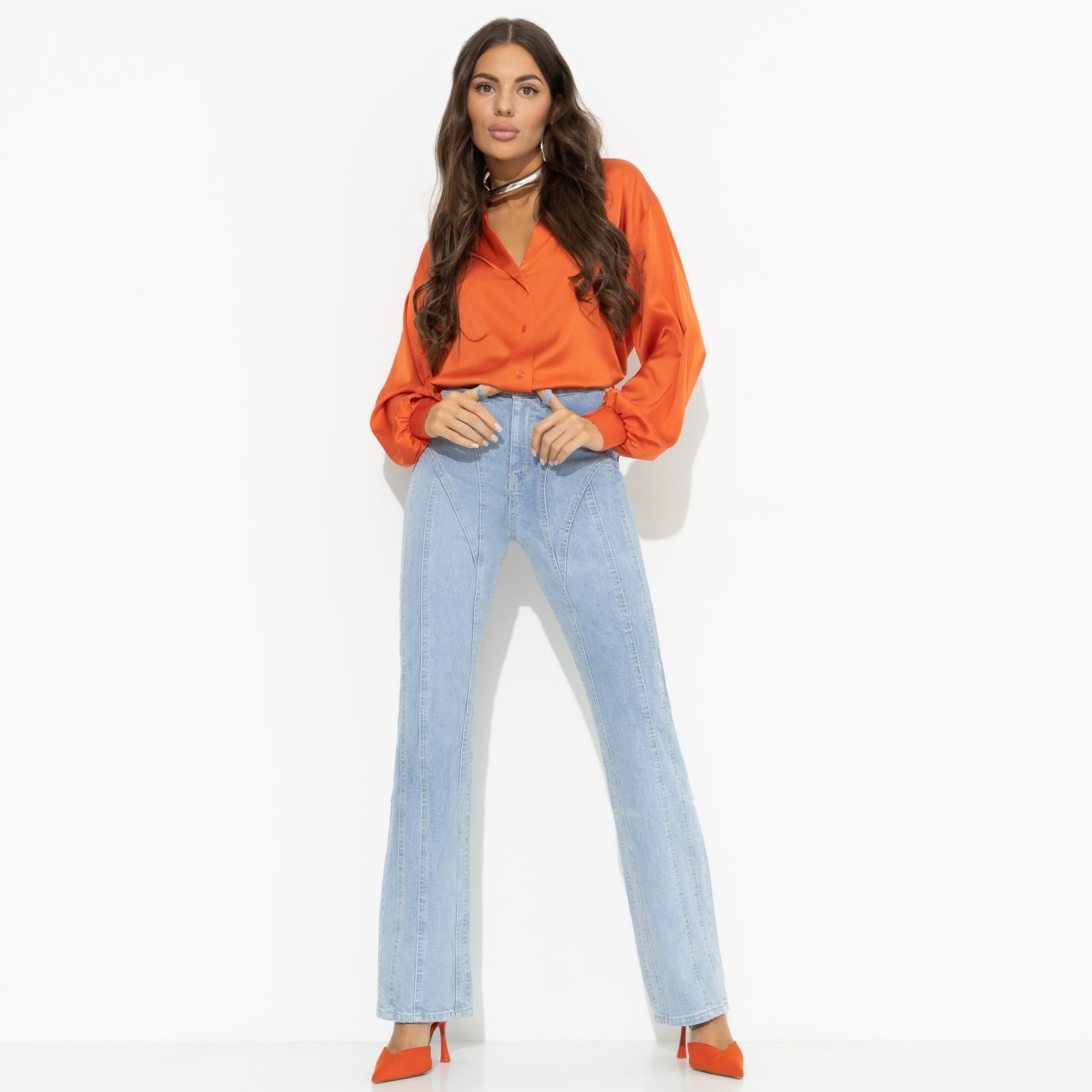 New York (light blue). Состав: 99% хлопок, 1% эластан