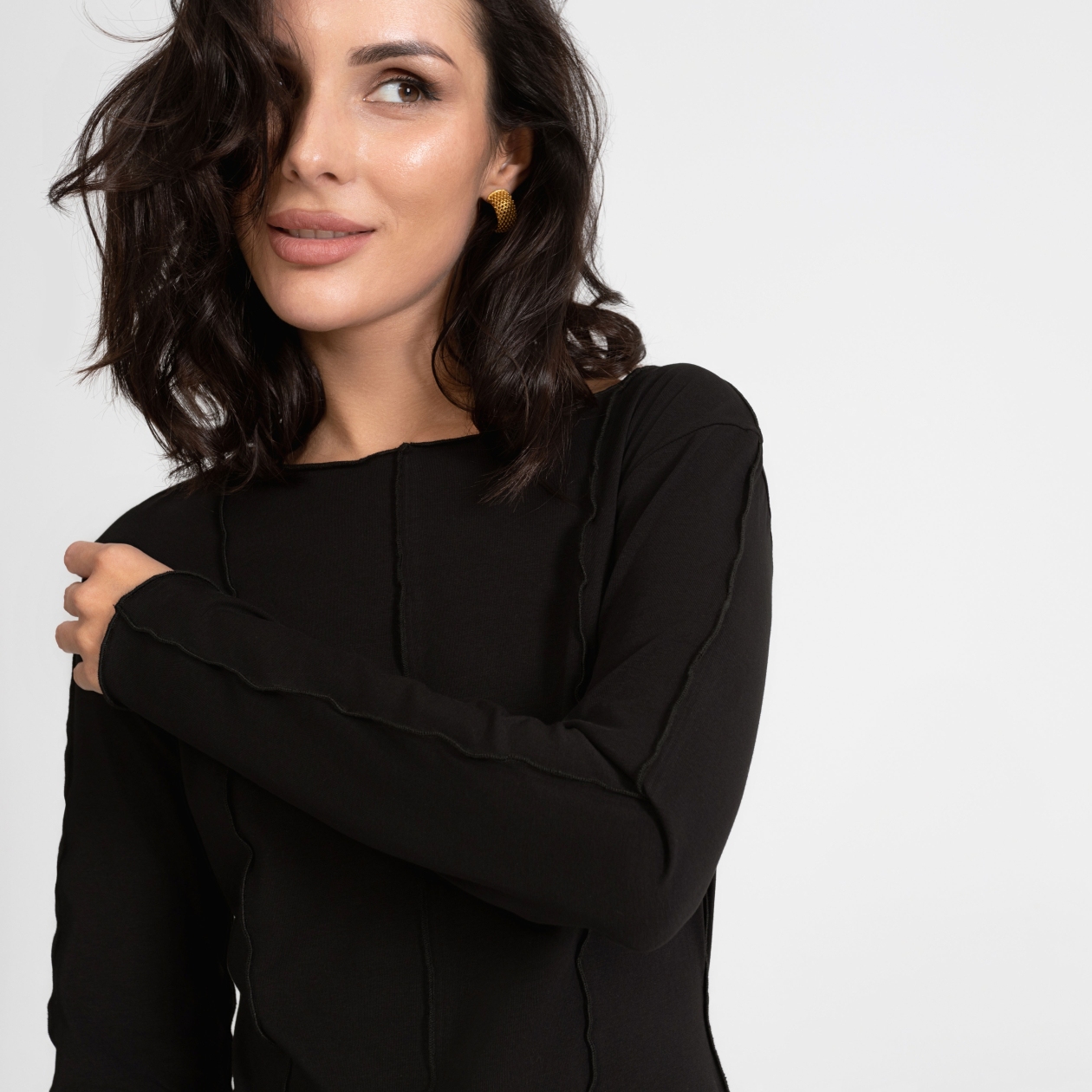 Лонгслив Громкий тренд (fashion). Состав: 95% хлопок, 5% лайкра