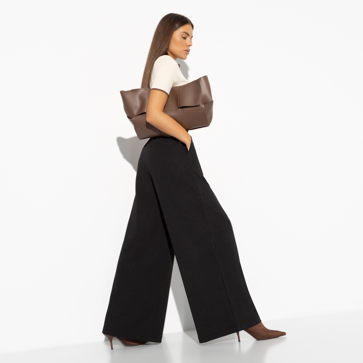 Брюки Модный вопрос. Состав: 95% п/э, 5% эластан