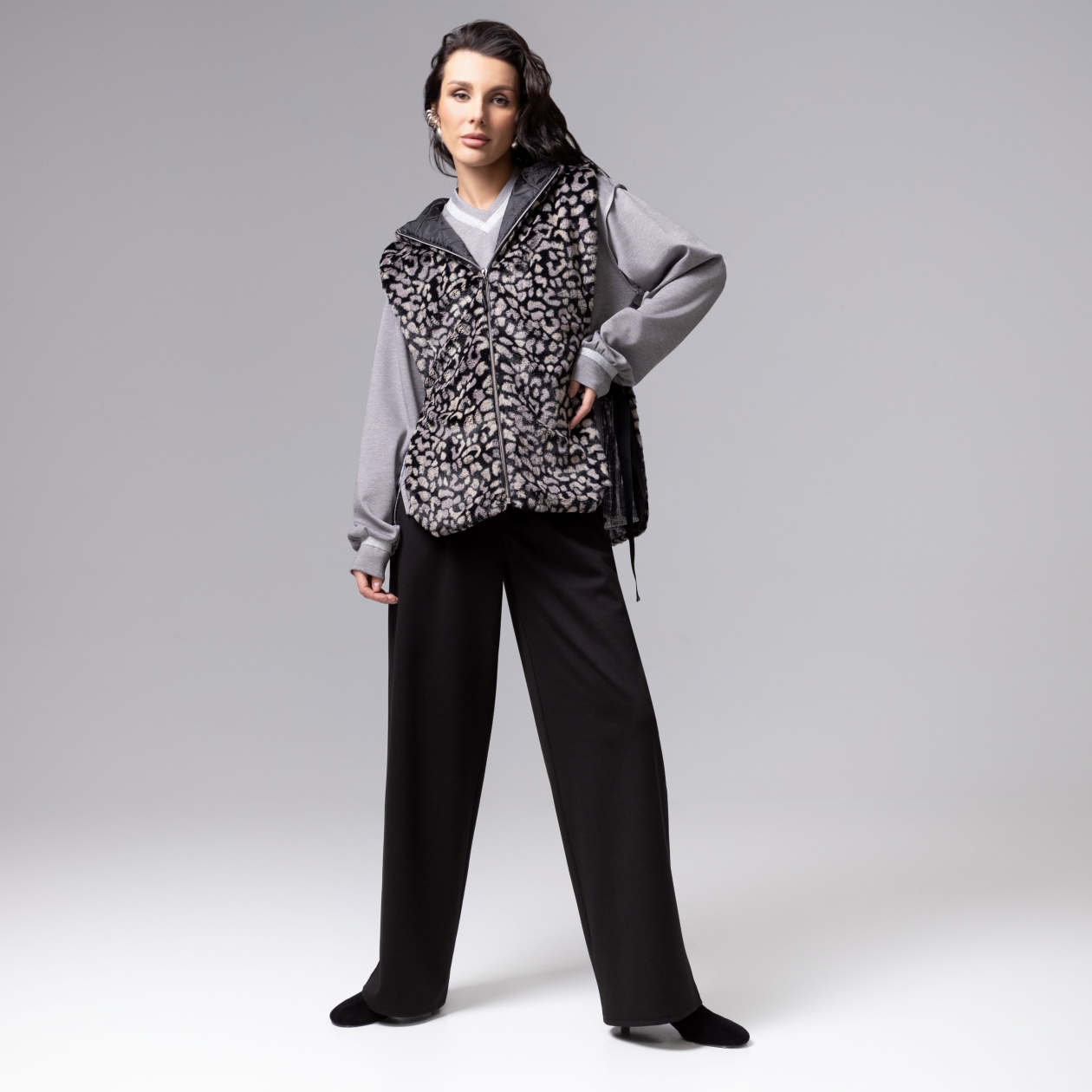 Будь в центре (леопард). Состав: 100% п/э