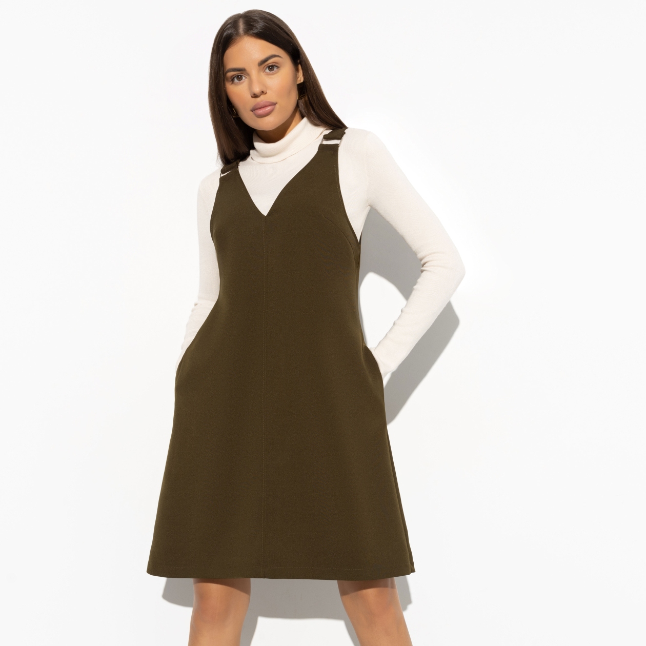 Сарафан Просто космос (elegant). Состав: 60% полиэстер, 37% вискоза, 3% спандекс