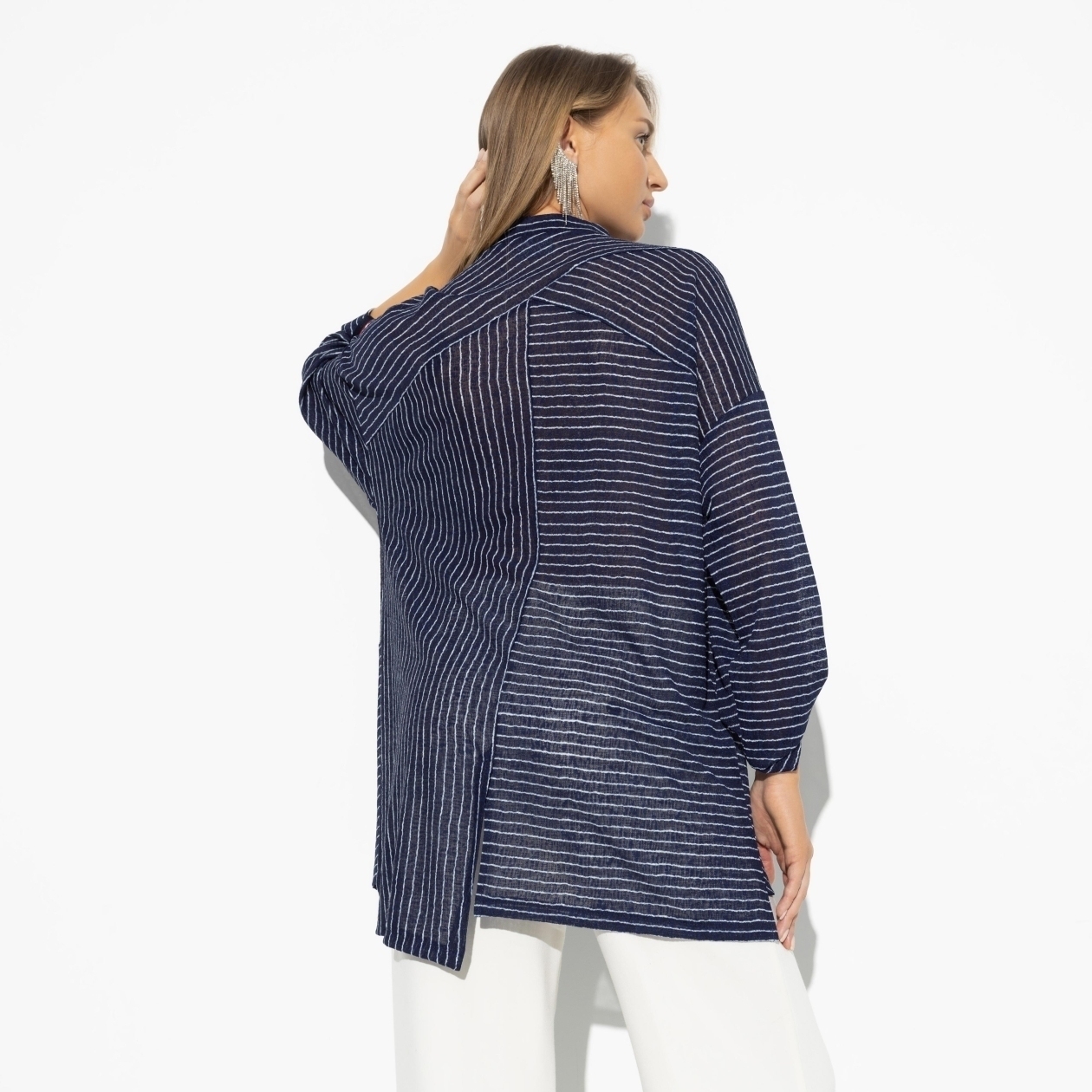 Блуза Эксперт привлекательности (blue fashion). Состав: 95% п/э, 5% спандекс