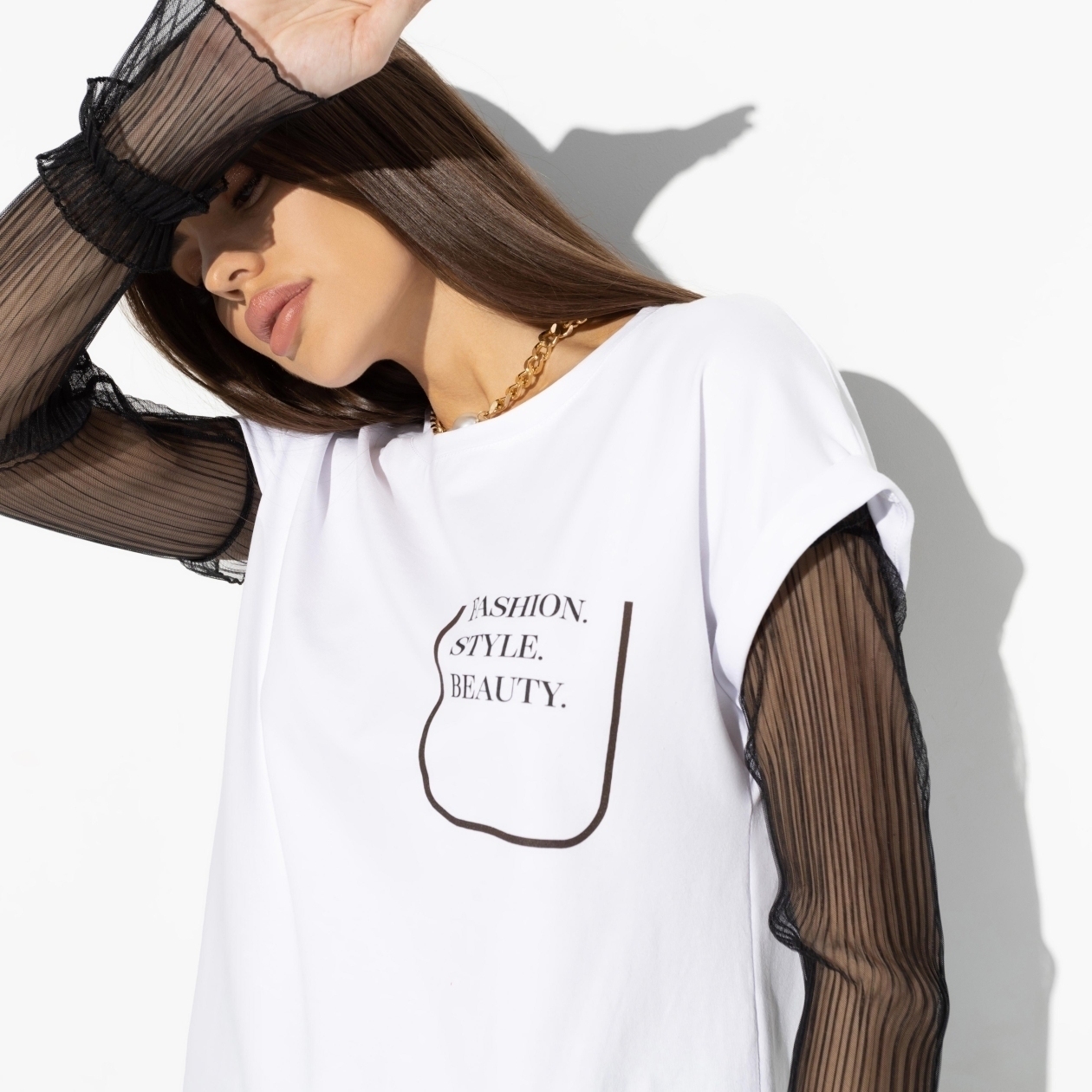 Футболка Точно знаю ответ (fashion style). Состав: 95% хлопок, 5% лайкра