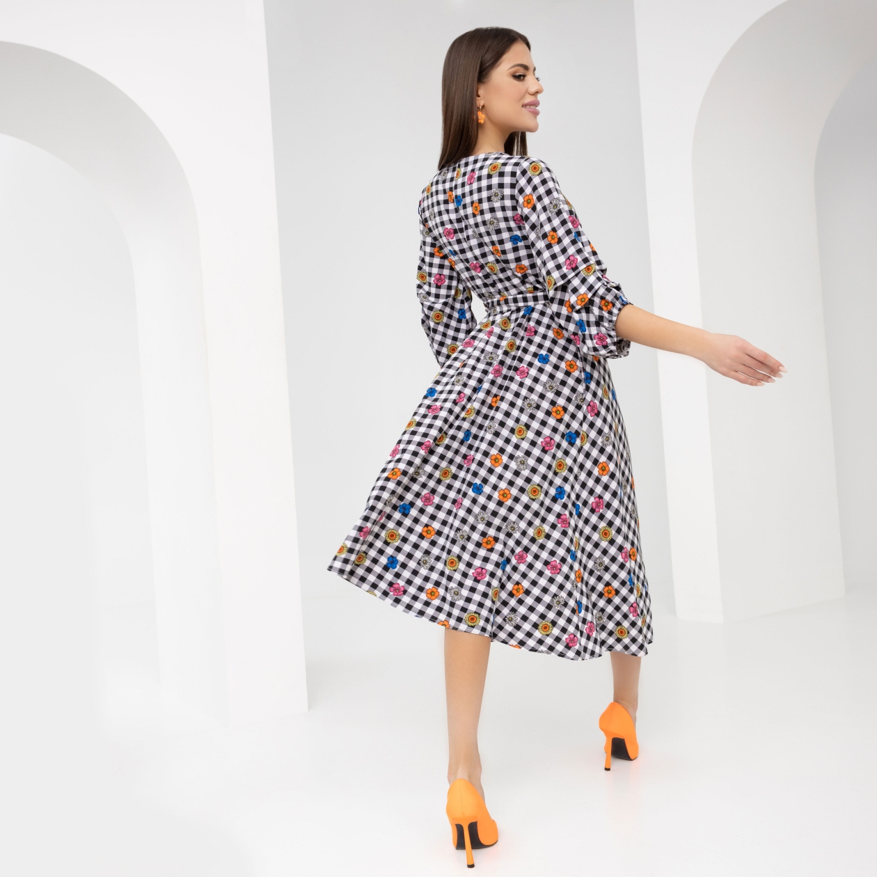 Платье Чья-то заветная мечта (прованс, с поясом). Состав: 95% п/э, 5% спандекс