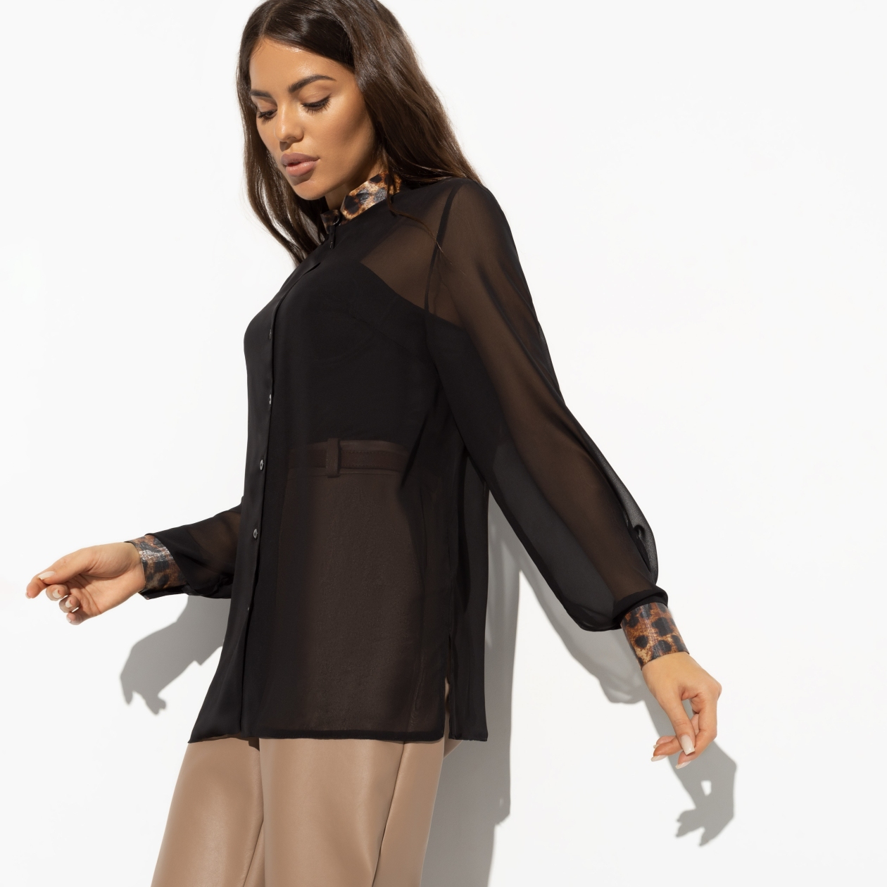 Блуза Модное притяжение. Состав: 100% п/э