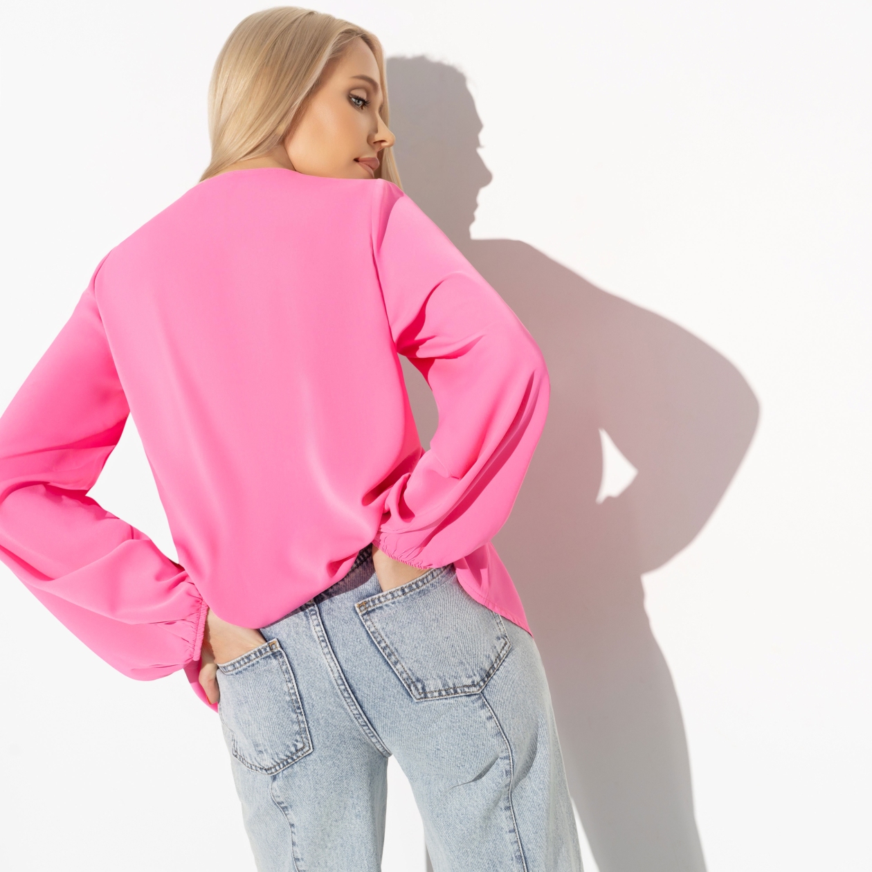 Блуза Стильный триумф (love). Состав: 95% п/э, 5% эластан