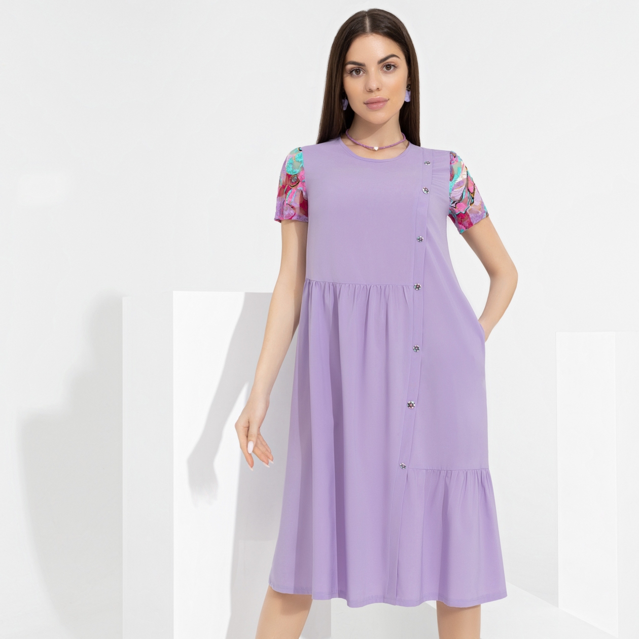 Платье Чувства на максимум (нежная). Состав: 95% п/э, 5% спандекс